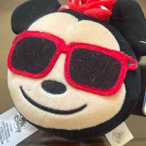 Disney Red and Black Minnie Mouse Stuffed Animal